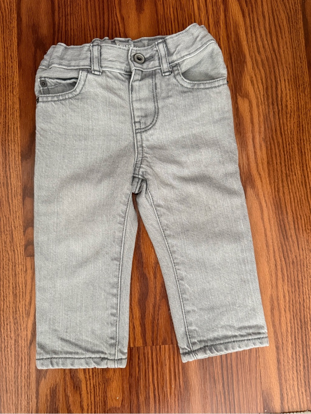 Baby boy gray Stretch Denim Pants